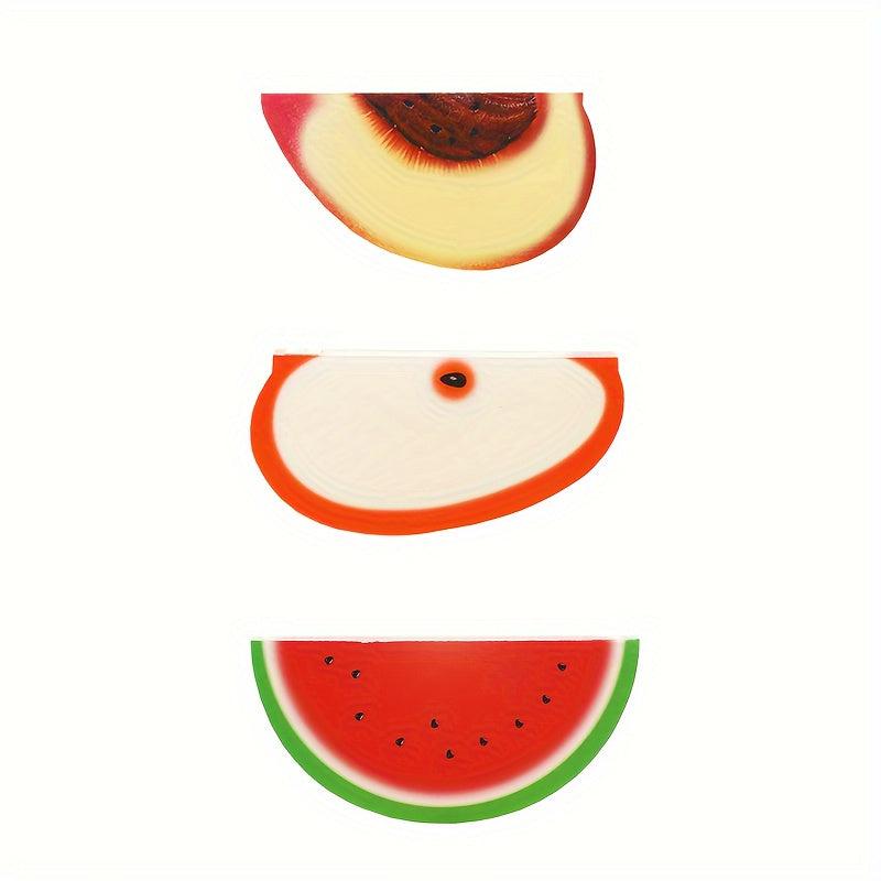 3pcs Fruit Notes DIY Toys Watermelon Peach Notes For Party Decoration