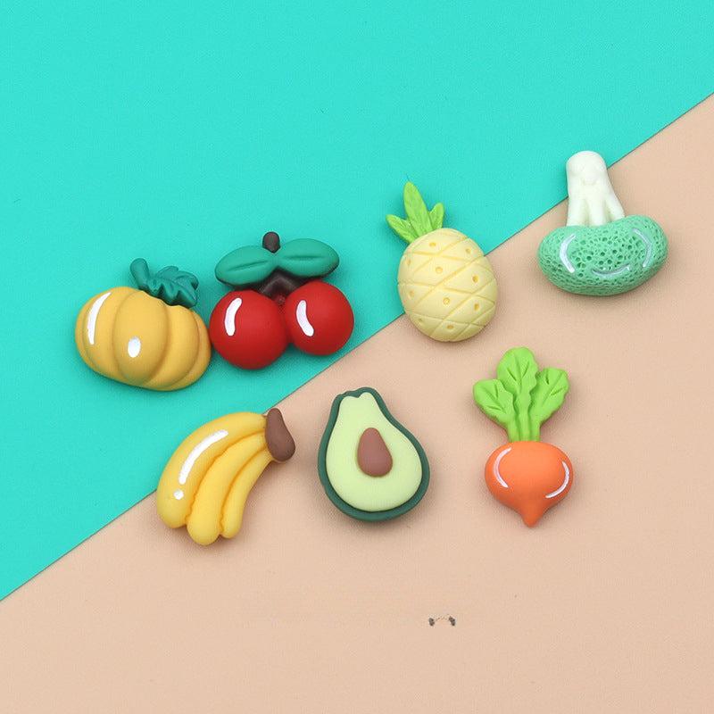 Resin Fruit Vegetable Phone Case Beauty Patch DIY