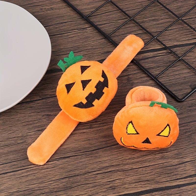 Halloween Ghostface Pumpkin Doll Pop Ring Wrist Strap