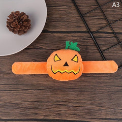 Halloween Ghostface Pumpkin Doll Pop Ring Wrist Strap