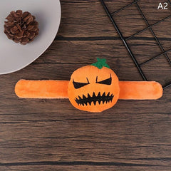 Halloween Ghostface Pumpkin Doll Pop Ring Wrist Strap