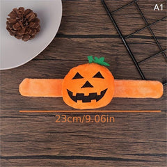 Halloween Ghostface Pumpkin Doll Pop Ring Wrist Strap