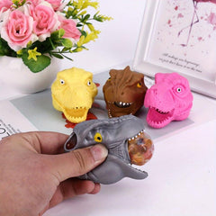 Dino Head Squeeze Ball - Prank Toy