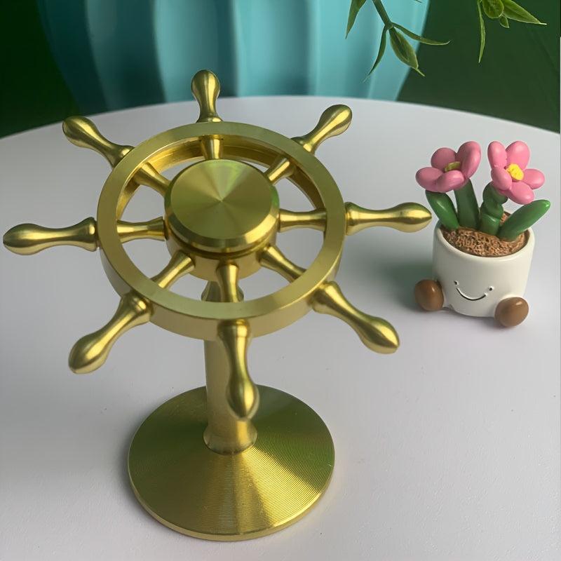 Brass Boat Rudder Ornament Collar Crew Decompression Handle Small Gift