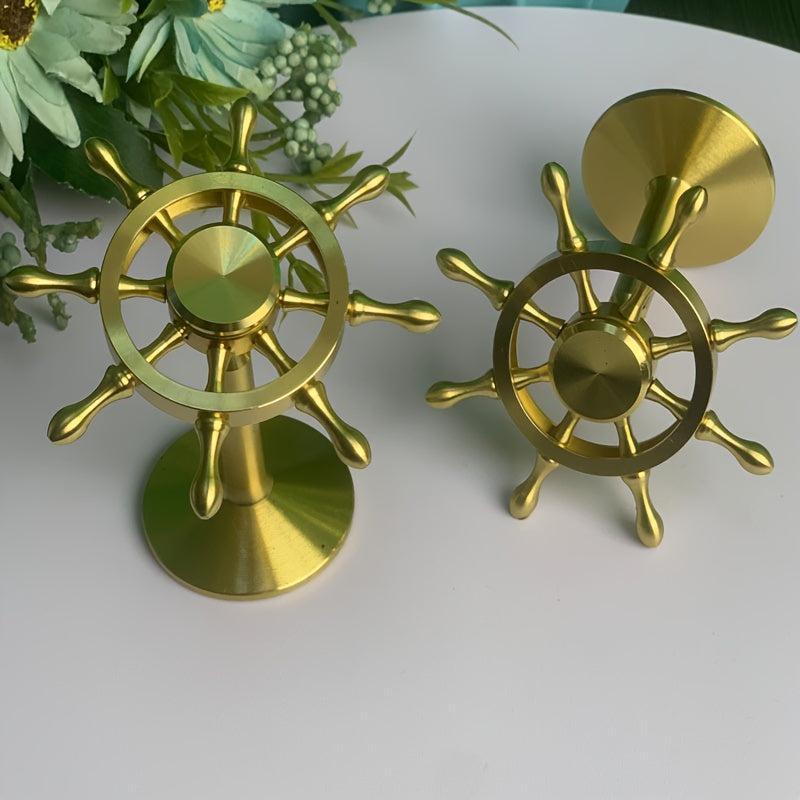 Brass Boat Rudder Ornament Collar Crew Decompression Handle Small Gift