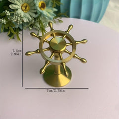 Brass Boat Rudder Ornament Collar Crew Decompression Handle Small Gift