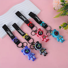 Cartoon Lightning Bear Keychain Astronaut Bear Doll Keychain Bag Pendant