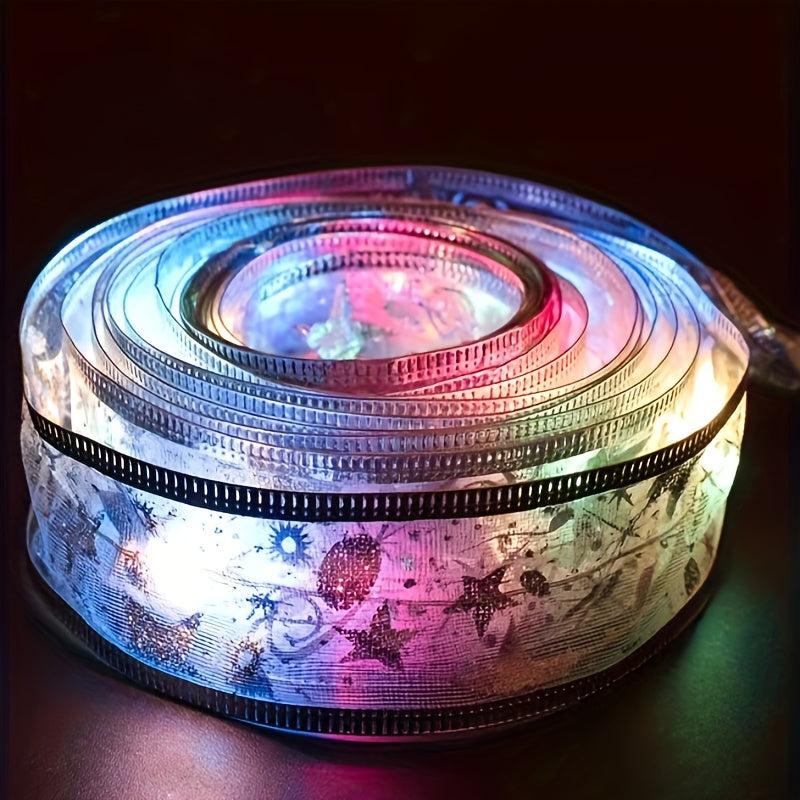 2M 20 LED Copper Wire Lights Ribbon Lights String Christmas Tree Props