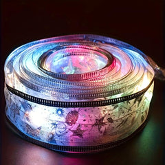 2M 20 LED Copper Wire Lights Ribbon Lights String Christmas Tree Props