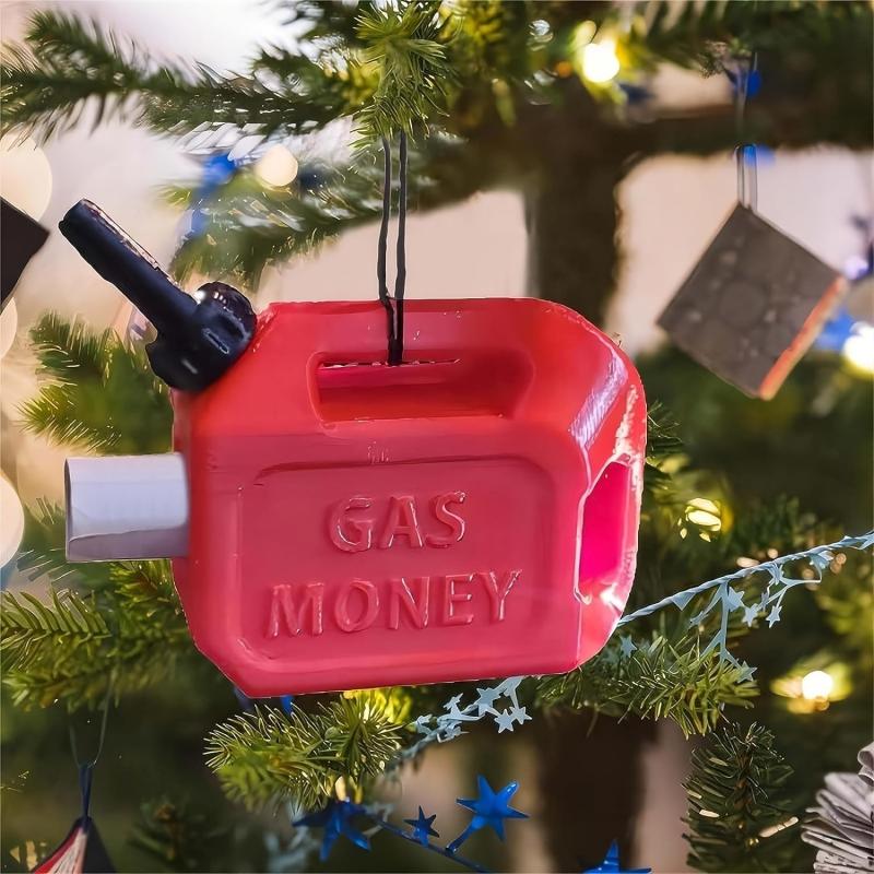 Gas Can Christmas Ornament Funny Money Holder Gas Tree Ornament