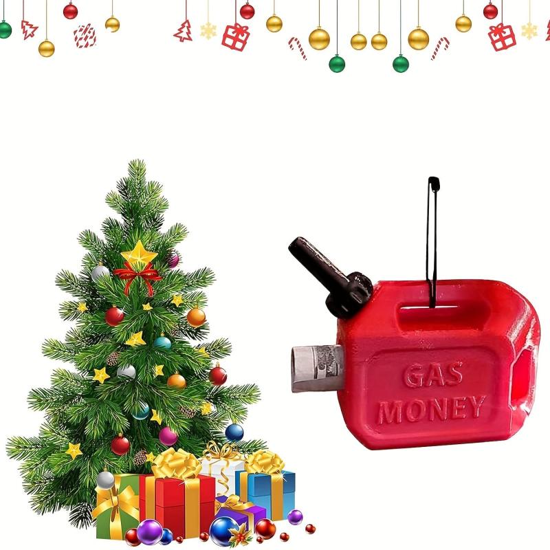 Gas Can Christmas Ornament Funny Money Holder Gas Tree Ornament
