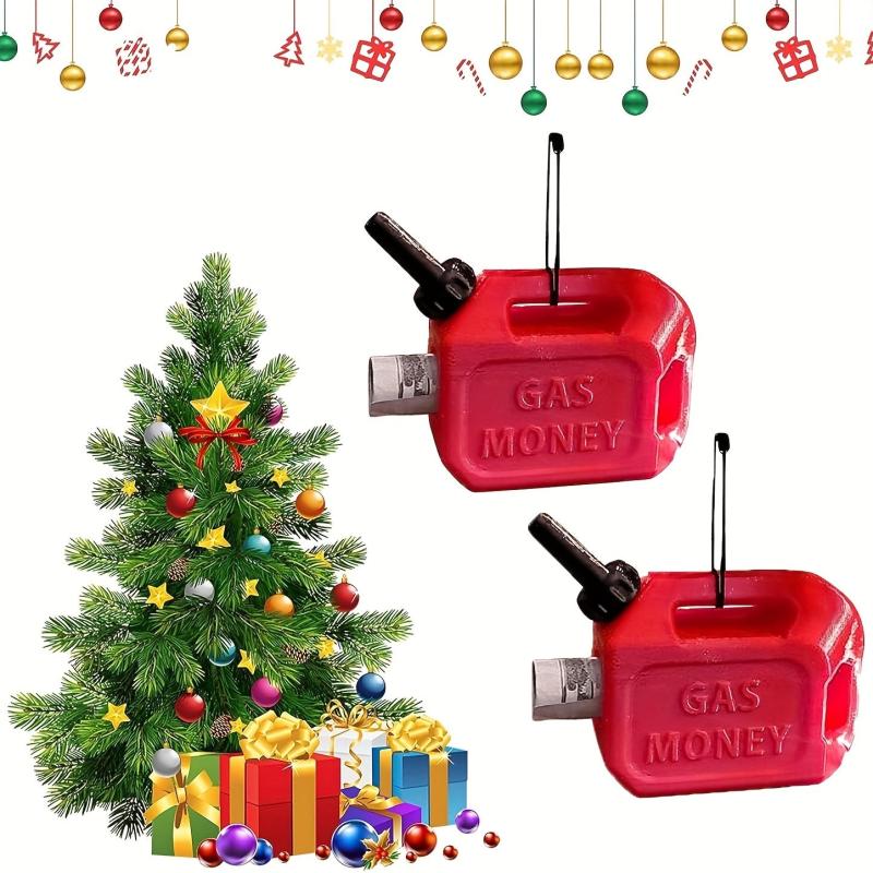 Gas Can Christmas Ornament Funny Money Holder Gas Tree Ornament