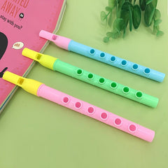 5pcs Colorful Small Flute 6 Holes Mini Vertical Flute Musical Instrument