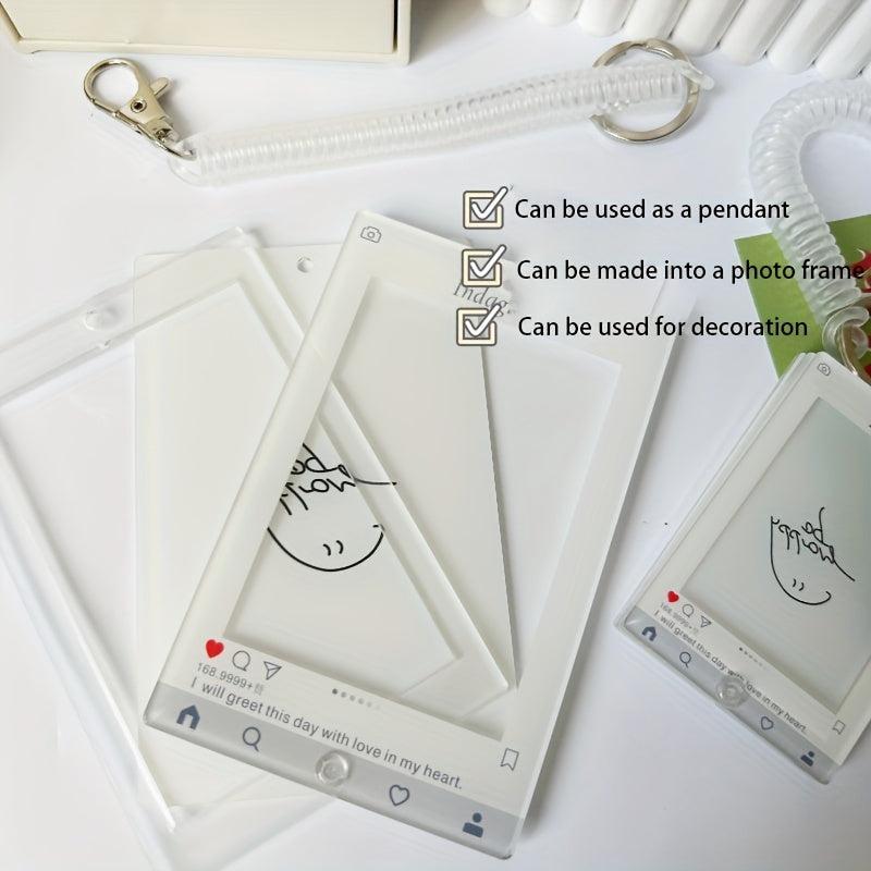 Romantic Small Photo Frame Key Ring