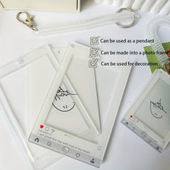 Romantic Small Photo Frame Key Ring