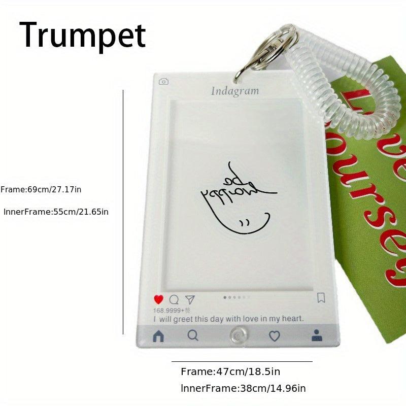 Romantic Small Photo Frame Key Ring
