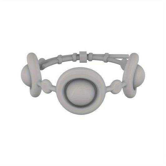 Bubble Women's Bracelet Decompress Finger Toys Key Chain Christmas Gift