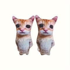 3D Square Cat Plush Doll Toy