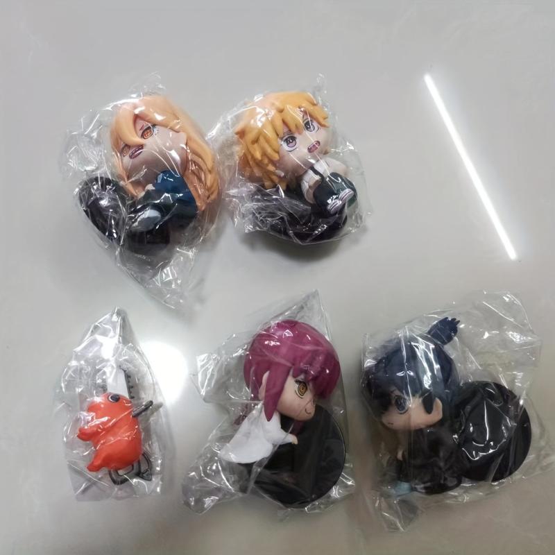 5pcs Hot Anime Chainsaw Action Figurines Model Figure Statue Collection