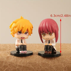 5pcs Hot Anime Chainsaw Action Figurines Model Figure Statue Collection