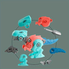 1pc Disassembly Dinosaur Building Block Toy DIY Assembly Toy Model