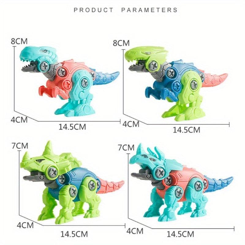 1pc Disassembly Dinosaur Building Block Toy DIY Assembly Toy Model