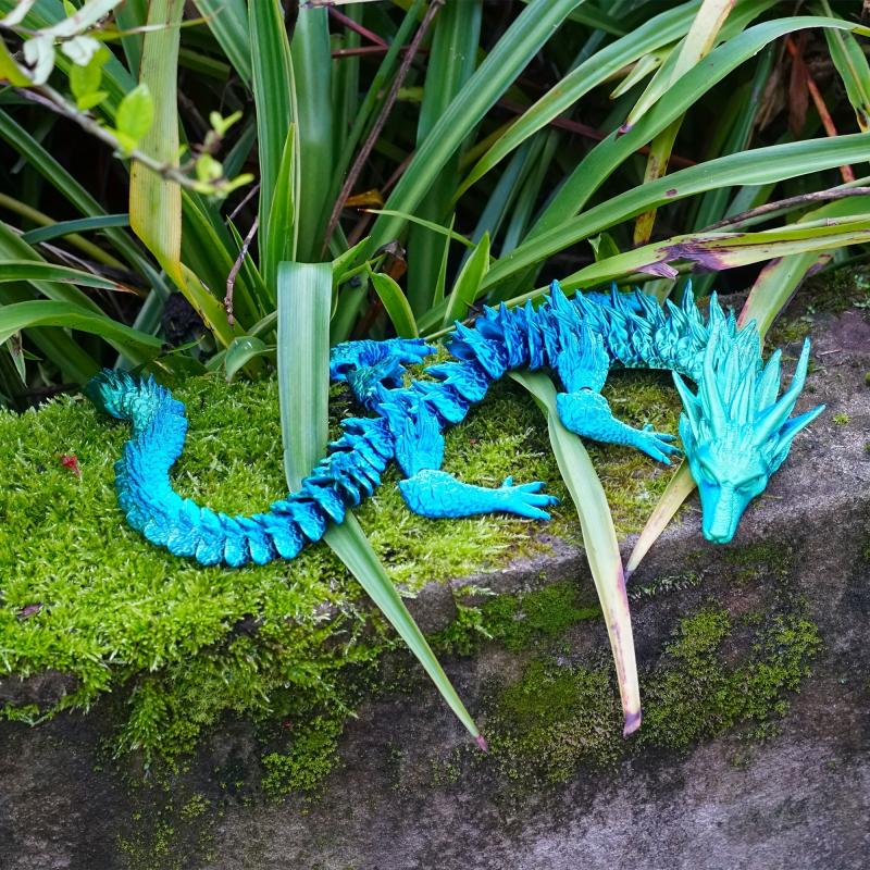 3D Printed Dragon Joint Pointed Mouth Monkey Dragon Desktop Ornaments