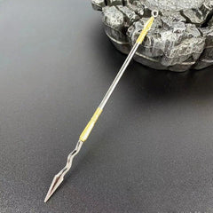 Ancient Cold Weapon Model Toy Three pointed Two blade Sword Alloy Ornament