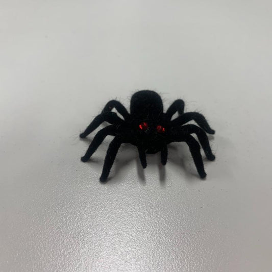 Halloween Spider Simulation Small Spider Toy Plush Flocking Spider