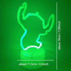3D Anime LED Night Light for Bedroom Decor
