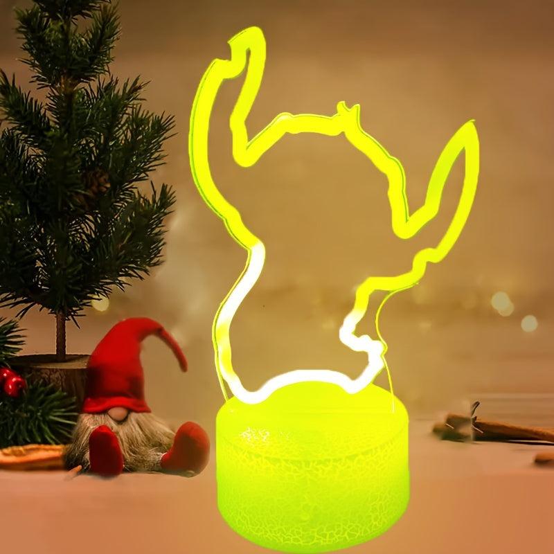 3D Anime LED Night Light for Bedroom Decor