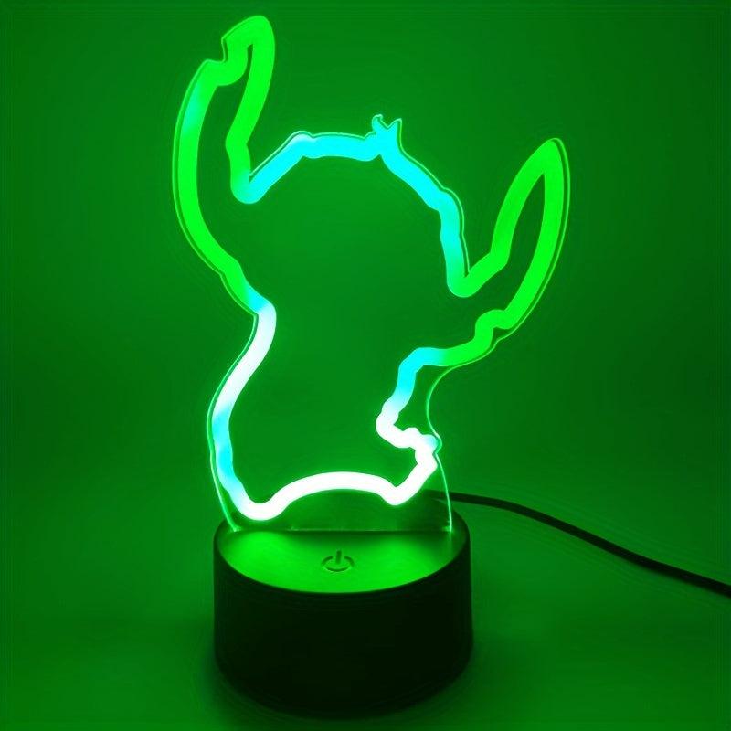 3D Anime LED Night Light for Bedroom Decor