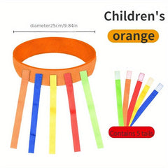 Kids Outdoor Funny Game 5 Tails Toy Belt Kindergarten Game