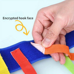 Kids Outdoor Funny Game 5 Tails Toy Belt Kindergarten Game