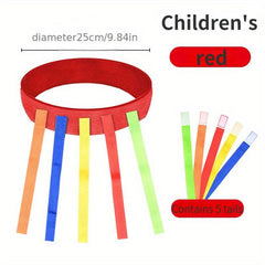 Kids Outdoor Funny Game 5 Tails Toy Belt Kindergarten Game