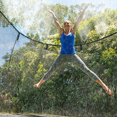 Outdoor Trampoline Water Sprinkler for Kids Fun Summer Water Games