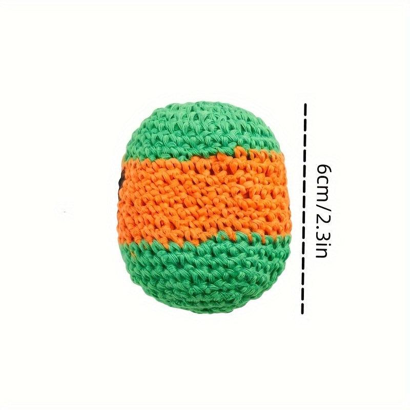 2pcs Knitted Cotton Bean Bag Balls for Party Favors Gift Bags Indoor Outdoor