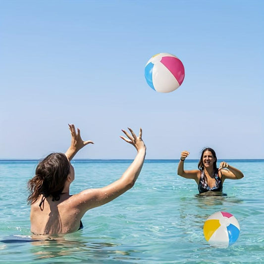 10pcs Inflatable Beach Ball Pool Toy Beach Party Decor