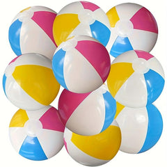 10pcs Inflatable Beach Ball Pool Toy Beach Party Decor