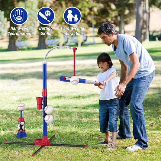 3-in-1 Kids Baseball Toy Set for Kids 3-5 Years Old