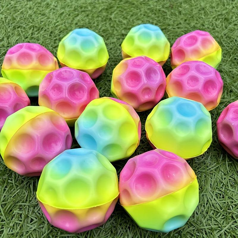 PU Foam Solid Porous Elastic Ball Venting Moon Ball