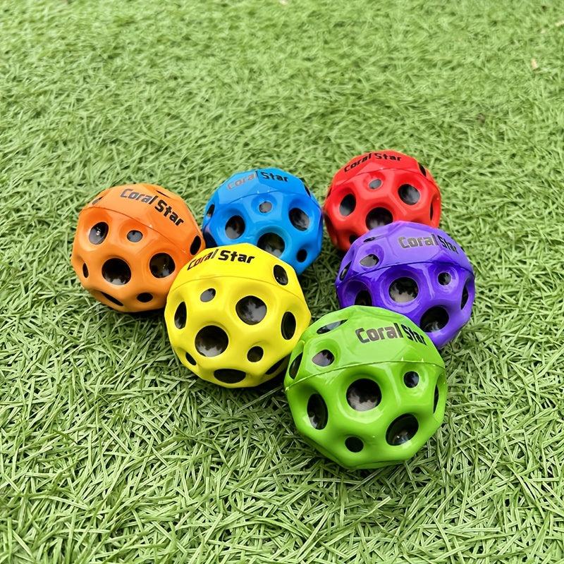 PU Foam Solid Porous Elastic Ball Venting Moon Ball