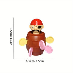 Mini Pirate Bucket Toy Parent Child Interactive Game