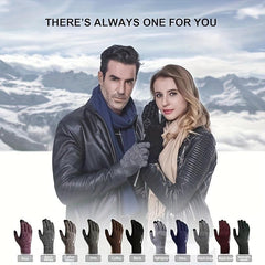 Winter Gloves Touch Screen Thermal Warm Knit Glove for Running Driving Hiking