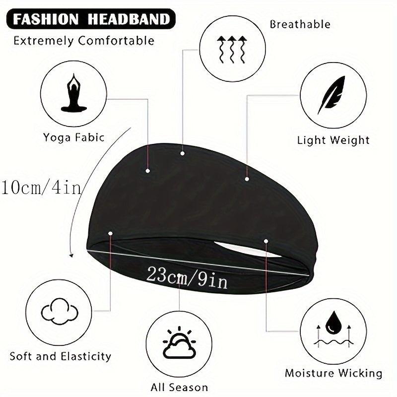 Women's Soft Elastic Headband For Gym and Yoga