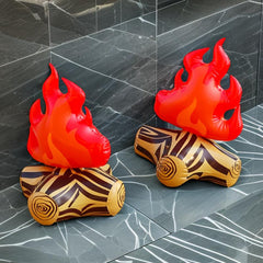 2pcs Inflatable Flame Decoration Props Christmas Flame Toys