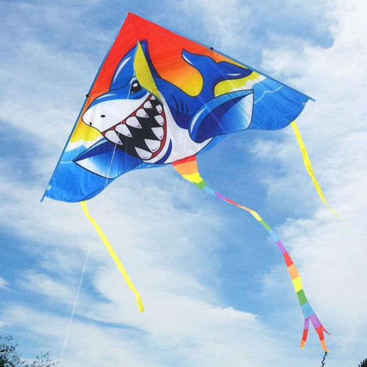 Triangle Polyester Wind Kite Shark Dinosaur Animal Kites