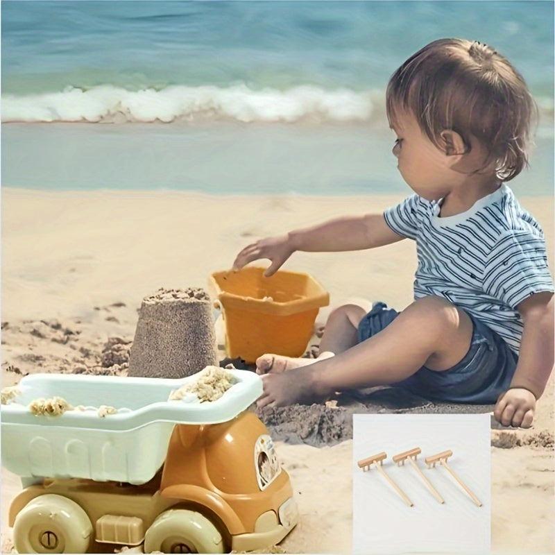 Small Bamboo Rake Crafts Mini Accessories Beach Play Tools Sand Table Rake