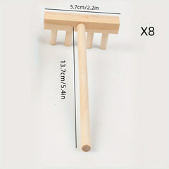 Small Bamboo Rake Crafts Mini Accessories Beach Play Tools Sand Table Rake