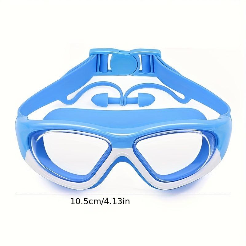 Kids Large Frame Swimming Goggles - Anti fog Diving Goggles